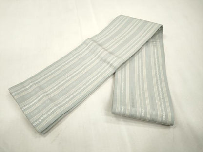 平和屋着物●本場筑前博多織　半幅帯　献上　正絹　逸品　CABH6738dy
