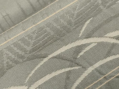 平和屋着物●こむさでもーど・COMME CA DU MODE　半幅帯　草花文　正絹　逸品　CABH6742dy