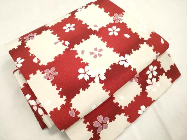 平和屋着物●つけ帯　舞桜文　CABH6748dy