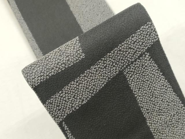 平和屋着物●男性　両面　角帯　霞文　金糸　正絹　逸品　CABH6760dy