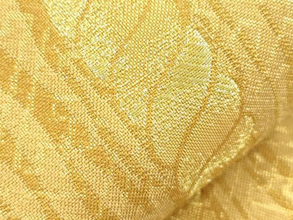 平和屋着物●男性　両面　角帯　間道　金糸　正絹　逸品　CABH6761dy