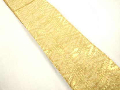 平和屋着物●男性　両面　角帯　間道　金糸　正絹　逸品　CABH6761dy