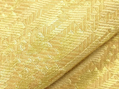 平和屋着物●男性　両面　角帯　間道　金糸　正絹　逸品　CABH6761dy