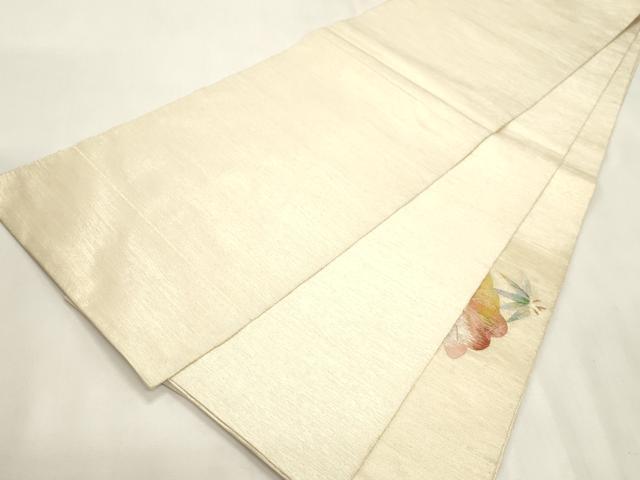 平和屋着物●太鼓袋帯　すくい織　松竹梅　金銀糸　正絹　逸品　CABH6788dy