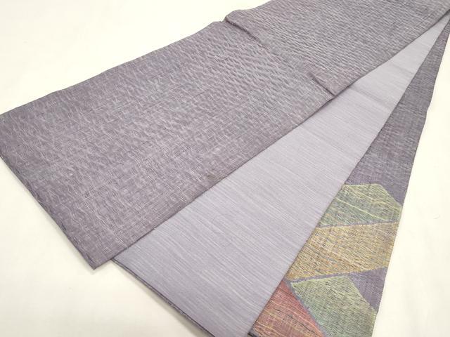 平和屋着物▽太鼓柄袋帯　スリーシーズン　春夏秋　櫛織　幾何学文　正絹　逸品　CABH6795dy