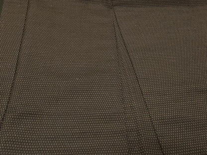平和屋着物＃男性　紬　長羽織　霞文　正絹　逸品　CABH6803in