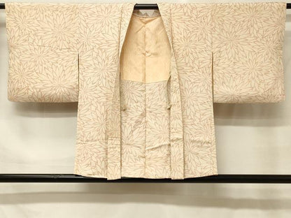 平和屋着物＃羽織　寿光織　花づくし　金銀糸　正絹　逸品　CABH6807in