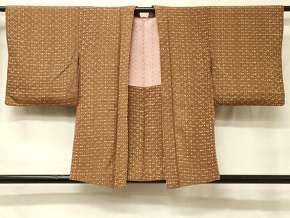 平和屋着物＃羽織　抽象文　正絹　逸品　CABH6810in