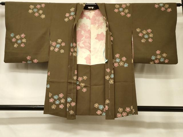 平和屋着物＃羽織　舞花文　正絹　逸品　未使用　CABH6811in