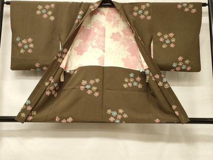 平和屋着物＃羽織　舞花文　正絹　逸品　未使用　CABH6811in