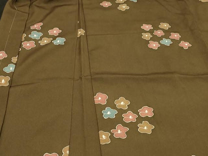 平和屋着物＃羽織　舞花文　正絹　逸品　未使用　CABH6811in