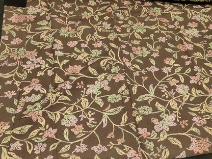 平和屋着物＃羽織　ろうけつ染め　草花文　正絹　逸品　未使用　CABH6820in