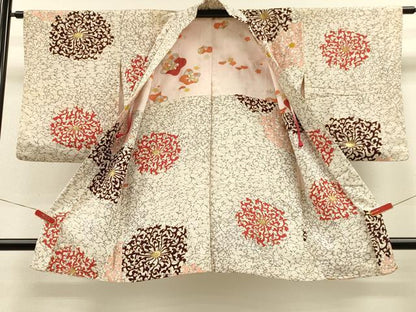 平和屋着物＃羽織　花唐草文　金彩　正絹　逸品　CABH6821in