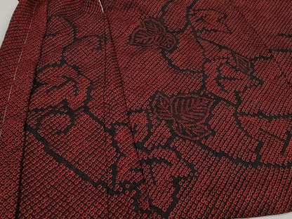 平和屋着物＃羽織　総絞り　葡萄蔦の葉文　正絹　逸品　未使用　CABH6830in