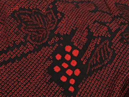 平和屋着物＃羽織　総絞り　葡萄蔦の葉文　正絹　逸品　未使用　CABH6830in