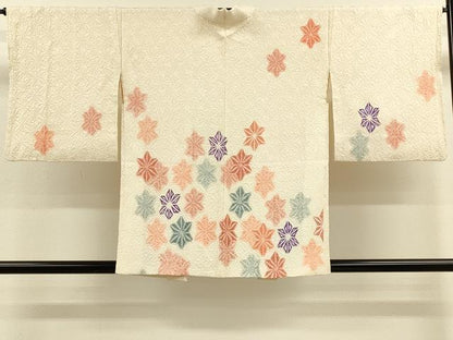 平和屋着物＃羽織　総絞り　麻の葉文様　正絹　逸品　CABH6839in