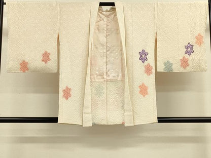 平和屋着物＃羽織　総絞り　麻の葉文様　正絹　逸品　CABH6839in