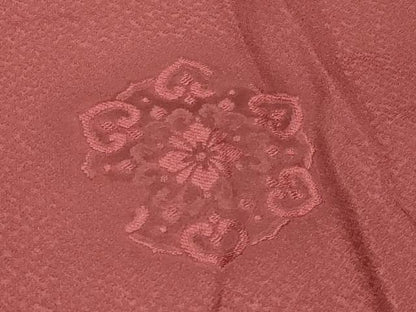 平和屋着物＃道行コート　ドロンワーク　菱正倉院花文　正絹　逸品　未使用　CABH6844in