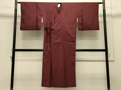 平和屋着物＃道中着　単衣　霞文　ロング丈　洗える着物　CABH6851in