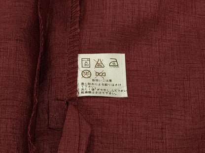 平和屋着物＃道中着　単衣　霞文　ロング丈　洗える着物　CABH6851in