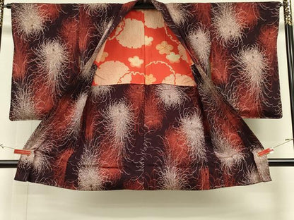 平和屋着物∞長羽織　乱菊　正絹　逸品　未使用　CABH6859in