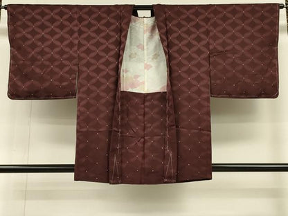 平和屋着物＃羽織　七宝文　正絹　逸品　未使用　CABH6868in