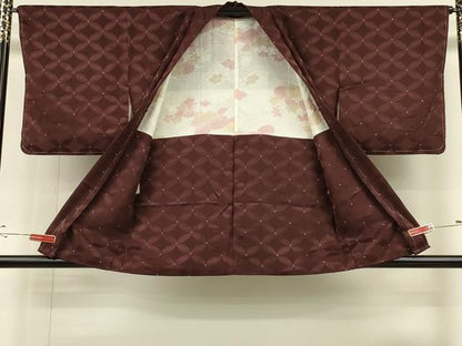平和屋着物＃羽織　七宝文　正絹　逸品　未使用　CABH6868in