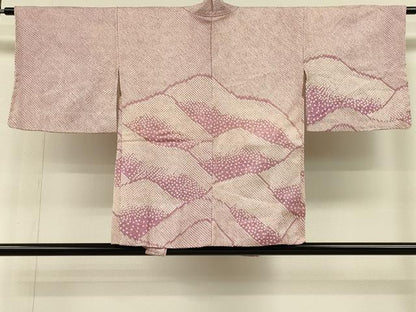 平和屋着物＃羽織　総絞り　遠山文　正絹　逸品　CABH6870in