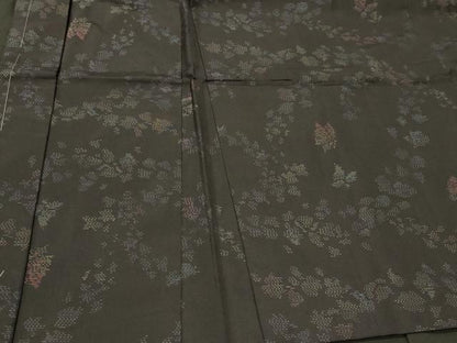平和屋着物＃本場大島紬　羽織　舞蝶花文　正絹　逸品　未使用　CABH6905in