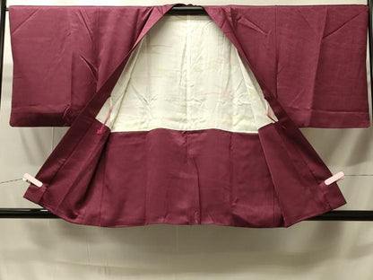 平和屋着物＃羽織　草花文　金彩　正絹　逸品　CABH6911in