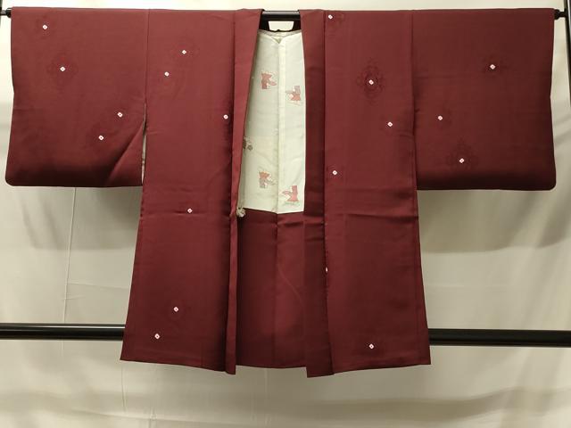 平和屋着物＃羽織　絞り　花菱文　正絹　逸品　CABH6913in