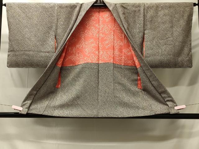 平和屋着物＃羽織　総絞り　黒地　正絹　逸品　未使用　CABH6917in