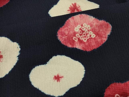 平和屋着物＃羽織　絞り　舞花文　正絹　逸品　CABH6920in