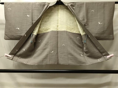 平和屋着物＃羽織　絞り　舞葉文　正絹　逸品　CABH6929in