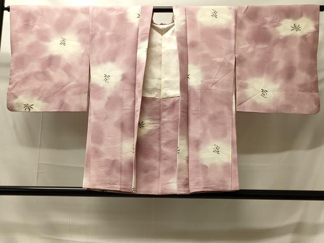 平和屋着物＃羽織　舞花文　暈し染め　正絹　逸品　CABH6930in