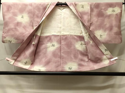 平和屋着物＃羽織　舞花文　暈し染め　正絹　逸品　CABH6930in