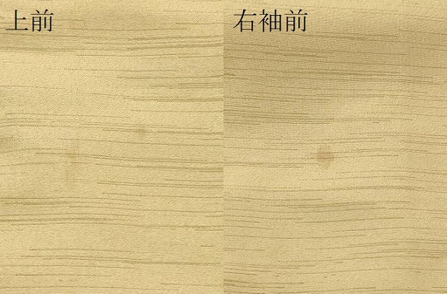 平和屋着物＃男性　長羽織　卵色　キングサイズ　洗える着物　CABH6936in