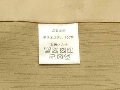 平和屋着物＃男性　長羽織　卵色　キングサイズ　洗える着物　CABH6936in