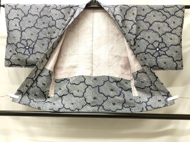 平和屋着物＃羽織　総絞り　菊　正絹　逸品　CABH6945in