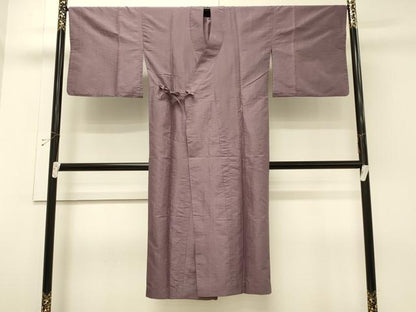 平和屋着物＃道中着　単衣　鳩羽鼠色　ロング丈　CABH6948in