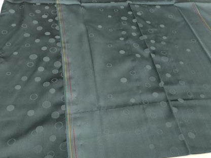 平和屋着物＃道行コート　雨コート　単衣　あられ間道　暈し染め　ロング丈　正絹　逸品　CABH6950in