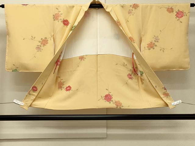 平和屋着物＃羽織　絞り　地紋起こし　枝花文　正絹　逸品　未使用　CABH6954in