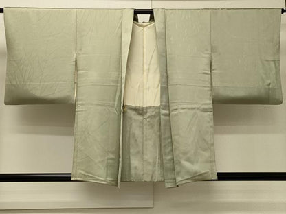 平和屋着物＃羽織　草葉文　正絹　逸品　CABH6972in