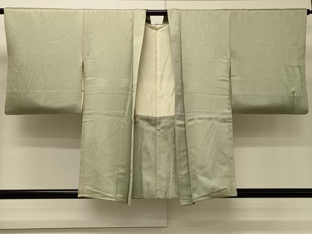 平和屋着物＃羽織　草葉文　正絹　逸品　CABH6972in