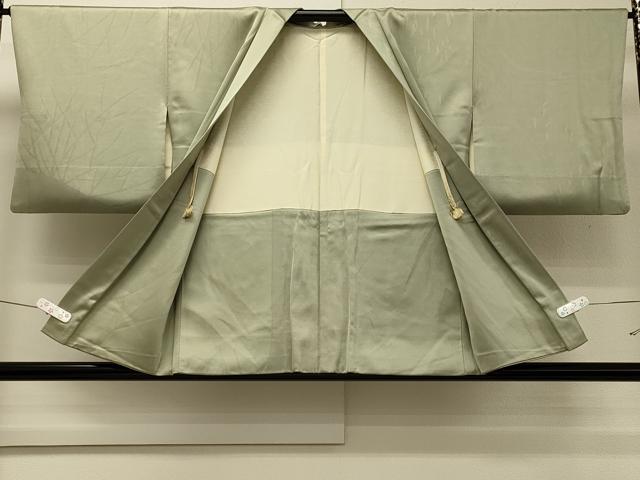平和屋着物＃羽織　草葉文　正絹　逸品　CABH6972in