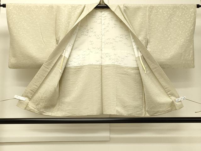 平和屋着物＃羽織　霞地紋　灰桜色　正絹　逸品　CABH6974in