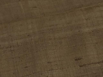 平和屋着物＃男性　紬　長羽織　媚茶色　正絹　逸品　CABH6977in