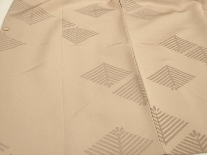 平和屋着物＃道行コート　菱松葉文　正絹　逸品　CABH6978in