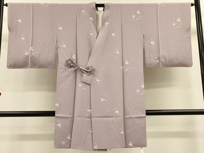平和屋着物∞道中着　兎舞桜文　ロング丈　正絹　逸品　未使用　CABH6991in