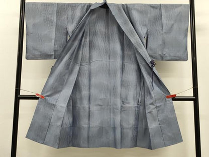 平和屋着物∞道中着　単衣　立涌文　暈し染め　ロング丈　正絹　逸品　CABH6999in